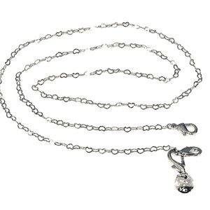 Heart Glass Chain - gifts for her - Heart Chain - Mask chain